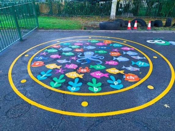 Maze Playground Markings